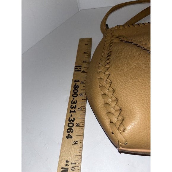 LOVE ONE LOVE ALL WOMENS PURSE BAG Sun Tan LEATHER LARGE TASSEL BRAIDED - Picture 11 of 11